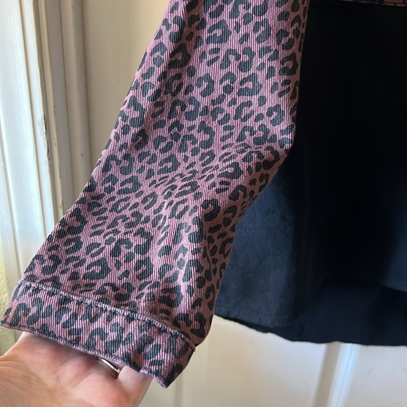 Black denim Jacket button up size M - Picture 3 of 4